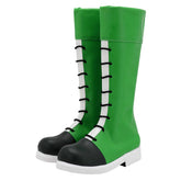 Green Cosplay Shoes Boots Accessory Halloween Props